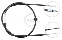 A.B.S. K12876 - Cable de accionamiento, freno de estacionamiento