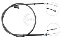 A.B.S. K15027 - Cable de accionamiento, freno de estacionamiento