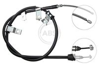 A.B.S. K15358 - Cable de accionamiento, freno de estacionamiento