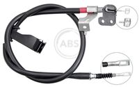 A.B.S. K17302 - Cable de accionamiento, freno de estacionamiento