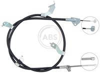 A.B.S. K11644 - Cable de accionamiento, freno de estacionamiento