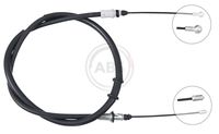 A.B.S. K17593 - Cable de accionamiento, freno de estacionamiento