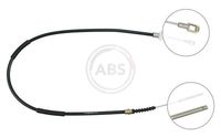 A.B.S. K22940 - Cable de accionamiento, accionamiento del embrague