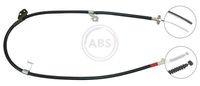 A.B.S. K15067 - Cable de accionamiento, freno de estacionamiento