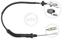 A.B.S. K26820 - Cable de accionamiento, accionamiento del embrague