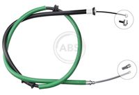 A.B.S. K16837 - Cable de accionamiento, freno de estacionamiento