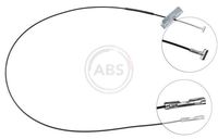 A.B.S. K17242 - Cable de accionamiento, freno de estacionamiento