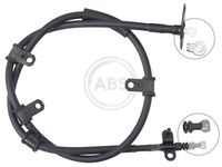 A.B.S. K17433 - Cable de accionamiento, freno de estacionamiento