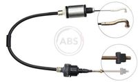 A.B.S. K23040 - Cable de accionamiento, accionamiento del embrague