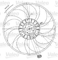 VALEO 698424 - Ventilador, refrigeración del motor