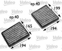 VALEO 698742 - Filtro, aire habitáculo - VALEO PROTECT