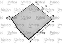 VALEO 698771 - Filtro, aire habitáculo - VALEO ESSENTIAL