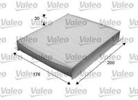 VALEO 715616 - Filtro, aire habitáculo - VALEO ESSENTIAL