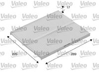 VALEO 698167 - Filtro, aire habitáculo - VALEO ESSENTIAL