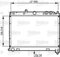 VALEO 731412 - Radiador, refrigeración del motor