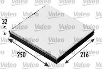 VALEO 698685 - para OE N°: 6R0819653<br>Calefacción / Refrigeración: para vehículos con filtro de carbón activado<br>año construcción desde: 10/2010<br>Tipo de filtro: Filtro de carbón activado<br>Longitud [mm]: 258<br>Ancho [mm]: 224<br>Altura [mm]: 35<br>Versión básica (art. n.º): 53.190.00<br>Versión de alta eficiencia con carbón activo (art. n.º): 34.199.00<br>