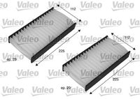 VALEO 698735 - Filtro, aire habitáculo - VALEO ESSENTIAL