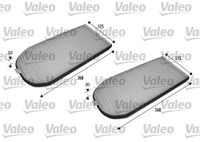 VALEO 698838 - Filtro, aire habitáculo - VALEO ESSENTIAL