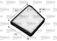 VALEO 698860 - Tipo de filtro: Filtro de partículas<br>Longitud [mm]: 189<br>Ancho [mm]: 224<br>Altura [mm]: 25<br>