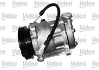 VALEO 699026 - año construcción desde: 05/2004<br>año construcción hasta: 07/2005<br>Clase de caja de cambios: Caja de cambios manual, 5 marchas<br>para número de OPR desde: 10046<br>Restricción de fabricante: SANDEN<br>ID compresor: 6V12<br>Agente frigorífico: R 134 a<br>Tensión [V]: 12<br>Capacidad aceite [ml]: 135<br>poleas - Ø [mm]: 119<br>Número de canales: 6<br>Artículo complementario / información complementaria 2: con aceite de compresor PAG<br>Aceite para compresor: PAG 46<br>Peso [kg]: 5,87<br>