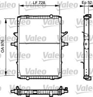 VALEO 732572 - Radiador, refrigeración del motor