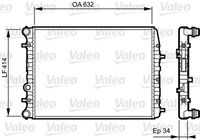 VALEO 732864 - Radiador, refrigeración del motor