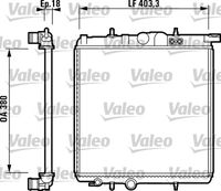 VALEO 732885 - Radiador, refrigeración del motor