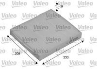 VALEO 715510 - Filtro, aire habitáculo - VALEO ESSENTIAL