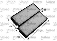 VALEO 715536 - Filtro, aire habitáculo - VALEO ESSENTIAL