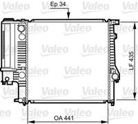 VALEO 731512 - año construcción hasta: 04/1993<br>Clase de caja de cambios: Caja de cambios manual, 5 marchas<br>Equipamiento de vehículo: para vehículos sin aire acondicionado<br>Ancho de red [mm]: 326<br>Longitud de red [mm]: 380<br>Profundidad de red [mm]: 34<br>Material: Aluminio<br>Tipo de cárter/carcasa: Cubierta de plástico<br>Ø entrada [mm]: 42<br>Ø salida [mm]: 42<br>Calefacción / Refrigeración: con depósito de compensación<br>Calefacción / Refrigeración: para vehículos sin radiador de aceite<br>Artículo complementario / información complementaria 2: sin regulador de refrigerante<br>Tipo radiador: Aletas refrigeración soldadas<br>Peso [kg]: 4,23<br>