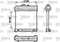 VALEO 731804 - Clase de caja de cambios: Caja de cambios manual<br>Equipamiento de vehículo: para vehículos con climatizador<br>Material aletas refrigeradoras: Aluminio<br>Tipo radiador: Aletas refrigeración soldadas<br>Profundidad de red [mm]: 32<br>Ø salida [mm]: 36<br>Ø entrada [mm]: 36<br>Ancho de red [mm]: 416<br>Material depósitos de agua (radiador): Plástico<br>Longitud de red [mm]: 614<br>Restricción de fabricante: AKG<br>Restricción de fabricante: Alternativ<br>Restricción de fabricante: PrascoSelection<br>