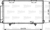 VALEO 817803 - Condensador, aire acondicionado