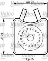 VALEO 817943 - Radiador de aceite, aceite motor