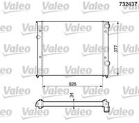 VALEO 732437 - Radiador, refrigeración del motor