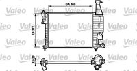 VALEO 732564 - Radiador, refrigeración del motor