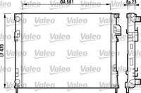 VALEO 732853 - Equipamiento de vehículo: para vehículos sin aire acondicionado<br>Material: Aluminio<br>Longitud de red [mm]: 560<br>Ancho de red [mm]: 470<br>Profundidad de red [mm]: 23<br>Tipo radiador: Aletas refrigeración unidas mecánicamente<br>