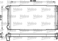 VALEO 732913 - Clase de caja de cambios: Caja de cambios manual<br>Equipamiento de vehículo: para vehículos sin aire acondicionado<br>Material aletas refrigeradoras: Aluminio<br>Tipo radiador: Aletas refrigeración unidas mecánicamente<br>Ancho de red [mm]: 322<br>Profundidad de red [mm]: 34<br>Ø entrada [mm]: 35<br>Ø salida [mm]: 35<br>Longitud de red [mm]: 580<br>Material depósitos de agua (radiador): Plástico<br>Restricción de fabricante: Alternativ<br>Restricción de fabricante: PrascoSelection<br>