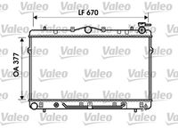 VALEO 734258 - Clase de caja de cambios: Automática, 4 vel.<br>Material: Aluminio<br>Calefacción / Refrigeración: para vehículos con radiador combinado agua/aceite<br>Longitud de red [mm]: 669<br>Ancho de red [mm]: 378<br>Profundidad de red [mm]: 16<br>Tipo radiador: Aletas refrigeración soldadas<br>