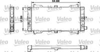 VALEO 811047 - Diámetro de salida 1 [mm]: 32<br>Calidad: Premium<br>Diámetro de entrada 1 [mm]: 32<br>Tipo radiador: Aletas refrigeración soldadas<br>Profundidad de red [mm]: 28<br>Longitud de red [mm]: 600<br>Ancho de red [mm]: 296<br>Material: Cobre<br>Material: Plástico<br>