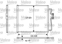 VALEO 816922 - Condensador, aire acondicionado