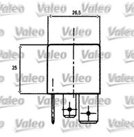 VALEO 643827 - Relé, corriente de trabajo