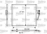 VALEO 817248 - Condensador, aire acondicionado