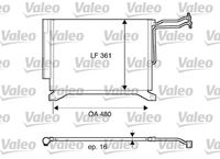 VALEO 817837 - Condensador, aire acondicionado