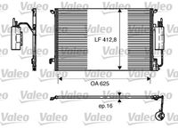 VALEO 818175 - Condensador, aire acondicionado