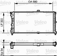 VALEO 730980 - Radiador, refrigeración del motor