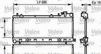 VALEO 734577 - Radiador, refrigeración del motor