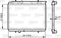 VALEO 735597 - Radiador, refrigeración del motor