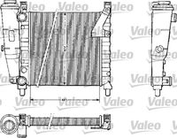 VALEO 883813 - año construcción desde: 08/1993<br>Clase de caja de cambios: Caja de cambios manual, 5 marchas<br>Equipamiento de vehículo: para vehículos sin aire acondicionado<br>Ancho de red [mm]: 322<br>Longitud de red [mm]: 520<br>Profundidad de red [mm]: 42<br>Material: Aluminio<br>Ø entrada [mm]: 35<br>Ø salida [mm]: 35<br>Calefacción / Refrigeración: con depósito de compensación<br>Calefacción / Refrigeración: para vehículos sin radiador de aceite<br>Artículo complementario / información complementaria 2: sin regulador de refrigerante<br>Tipo radiador: Aletas refrigeración unidas mecánicamente<br>Peso [kg]: 4,22<br>