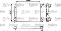 VALEO 883820 - año construcción desde: 08/1988<br>año construcción hasta: 10/1991<br>Código de motor: 2G,MH,NZ<br>Clase de caja de cambios: Caja de cambios manual, 4 marchas<br>Clase de caja de cambios: Caja de cambios manual, 5 marchas<br>Ancho de red [mm]: 322<br>Longitud de red [mm]: 430<br>Profundidad de red [mm]: 34<br>Material: Aluminio<br>Ø entrada [mm]: 32<br>Ø salida [mm]: 32<br>Calefacción / Refrigeración: para vehículos sin radiador de aceite<br>Artículo complementario / información complementaria 2: con regulador de refrigerante<br>Tipo radiador: Aletas refrigeración unidas mecánicamente<br>Peso [kg]: 2,74<br>