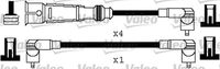 VALEO 346415 - Cable de encendido: Cable resistivo<br>Material: Silicona<br>Cantidad: 5<br>Diámetro [mm]: 7<br>Bobina de encendido: Versión de conexión M4<br>Longitud 1 [mm]: 440<br>Longitud 2 [mm]: 500<br>Long. 3 [mm]: 590<br>Long. 4 [mm]: 730<br>Long. 5 [mm]: 430<br>Distribuidor/rotor de encendido: incl. conector de bobina<br>Distribuidor/rotor de encendido: Versión de conexión M4<br>Longitud de cable [mm]: 330<br>Peso [kg]: 0,42<br>